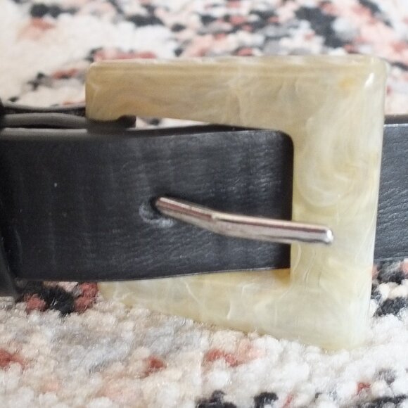 Next Women's Faux Leather Slim Belt Size M - Picture 2 of 3